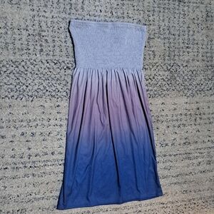 Source Unknown Blue and Purple Ombre Dress